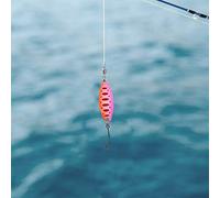 Generic Esche per Trota 3,5 G Lampeggianti per la Pesca Perfetto per Acqua Dolce e Salata Materiale in Ferro Set di Esche Multicolore (Punti rosa arancioni)