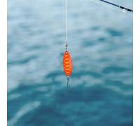 Generic Esche per Trota 3,5 G Lampeggianti per la Pesca Perfetto per Acqua Dolce e Salata Materiale in Ferro Set di Esche Multicolore (punti giallo arancio)