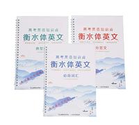 Generic Esercitati Nella Calligrafia Inglese con il Quaderno Scanalato Riutilizzabile Scrittura Veloce e un Carattere Chiaro per gli Studenti Bambini