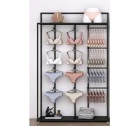 Generic Espositore Per Biancheria Intima Negozio Di Abbigliamento Rack Scaffali Commerciali Da Pavimento Reggiseno Calze Accessori Sciarpe Guanti Espositore Per Boutique Mall