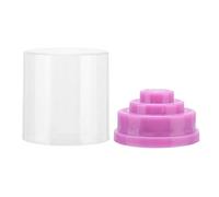 Generic Espositore Trasparente per Punte Trapano per Unghie Organizzatore Efficiente con 48 Slot per Mantenere in Ordine gli Strumenti per Unghie Ideale per Manicure (PURPLE)