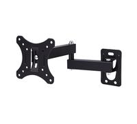 Generic Estensione di Inclinazione con Rotazione a 360° Supporto a Parete per Display TV Regolabilità Completa Design Retrattile in Metallo per Supporto per Montaggio a Parete TV, 1 Pacchetto di