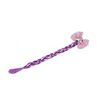 Generic Estensioni dei Capelli con Trecce Dai Colori Vivaci 2 Pezzi con Fascia Elastica per Bambini 15,75 Pollici Accessorio Divertente per le Feste (PURPLE)