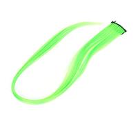 Generic "Estensioni dei Capelli Dai Colori Brillanti per Parrucchino Dritto Clamp/Holder 21,7 Pollici per Feste di Travestimento Cosplay per Uso quotidiano" (verde fluorescente)