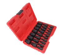 Generic Estrattore per Viti Rotte, Estrattore per Viti Imperiali Ad Alta Durezza, Acciaio Legato 40Cr, Buona compatibilità, Gambo Esagonale 25 Pezzi per la Lavorazione di Tubazioni (BLACK)