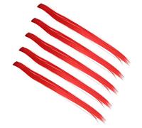 Generic Evidenzia il Set di Clamp/Holder per Parrucchino, Clamp/Holder per Extension Colorate per Uso Pratico Indossare Ogni Giorno (rosso)