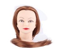 Generic Extension Ciglia Testa di Manichino Testa Parrucchiere per Pratica di Trucco e Acconciatura Adatta per Cosmetologia Ed Educazione Alla Bellezza Capelli Spessi