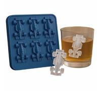 Generic F1 stampo for ghiaccio, stampo for ghiaccio for auto da gare formula, vassoio for cubetti di ghiaccio a forma di razza 3D a 6 cavità
