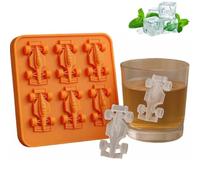Generic F1 stampo for ghiaccio, stampo for ghiaccio for auto da gare formula, vassoio for cubetti di ghiaccio a forma di razza 3D a 6 cavità