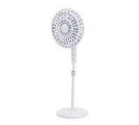 Generic Fan del Pavimento delle Bambole, Miniatur -bockelfan Bambola Casa 1:12 Realistico per la Cultura Domestica (WHITE)