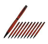 Generic Fancy Woodturning Twist Pen Kit 10 confezioni (nero cromato)