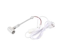 Generic Faretto per Vetrina da Terra, Faretto per Vetrina da Terra Ruotabile a 180° USB LED Angolo del Fascio di 25° per Opere d'arte (Luce calda)