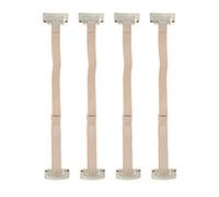 Generic Fasce per Lifting Facciale Toppa Elastica Bianca 4 Pezzi Sollevamento e Rafforzamento della Pelle Regolabile per Clamp/Holder Donna, Design Portatile per il Trucco Quotidiano