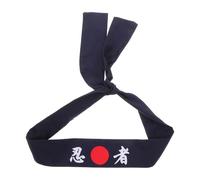 Generic Fascia Ninja Giapponese da Samurai in Cotone Traspirante Regolabile, Bandana per Chef Sushi e Accessorio Chioma Multiuso per Cucina e Cosplay