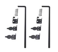 Generic Fence in Legno Hardware del Cancello Pesante, Ganna del Gate Bullone di Canna Facile Installare 2 Set di Protezione per Porte di Ferro