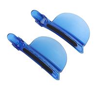 Generic Fermaglio per Capelli Separatore Facile Pratico Fermaglio Separatore a 7 velocità per Acconciature, Clamp/Holder per Sezionamento Termoisolante per Capelli Fini 2 Pezzi Blu per la Casa