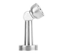 Generic Fermaporta Magnetico in Acciaio Inox, Robusto Design Anticollisione per Porte in Legno e di Sicurezza, Elegante Finitura Argento