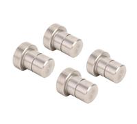 Generic Fermi da Tavolo per la Lavorazione del Legno Compatti e Leggeri in Acciaio Inossidabile per Cani da Banco da 20 Mm per il Fissaggio del Legno - 4 Pezzi