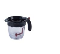 Generic Filtro Olio da Separatore di Grassi, Filtro per Sugo, con Facile Rilascio del Fondo e Tappo in Silicone per Separare la Salsa Dal Grasso, Lavabile in Lavastoviglie (Bianca)