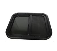Generic Finestra con chiusura lampo, finestra scorrevole, chiusura ad angolo, per pareti spesse da 38 a 43 mm