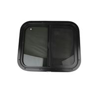 Generic Finestra con chiusura lampo, finestra scorrevole, chiusura ad angolo, per pareti spesse da 43 a 48 mm