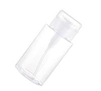 Generic Flacone Dispenser a Pressione Verso il Basso, Contenitore per Struccante Trasparente e Compatto, Ideale per Viaggiare e Organizzare Articoli da Toeletta, 1 Flacone Portatile (200ML)