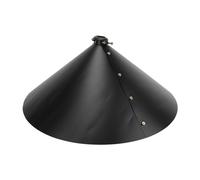 Generic Flapper per Scoiattolo Professionale in PVC Impedisce il furto. Deflettore per Scoiattolo per Mangiatoia per Uccelli, (Style tige (avec clips fixes hauts et courts))