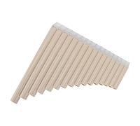 Generic Flauto di Pan con Chiave C per Principianti con Borsa per il Trasporto e Manuale Utente per Bambini e Adulti, Materiale ABS per L'apprendimento della Musica (Beige)