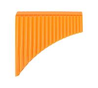 Generic Flauto di Pan con Chiave C per Principianti con Borsa per il Trasporto e Manuale Utente per Bambini e Adulti, Materiale ABS per L'apprendimento della Musica (ORANGE)