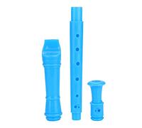 Generic Flauto per Clarinetto per Bambini Principianti Sano e Facile da Pulire 8 Fori con Istruzioni per la Scuola Materna Materiale ABS Verde Blu Rosa Bianco Verde Scuro per Corsi di Musica (BLUE)