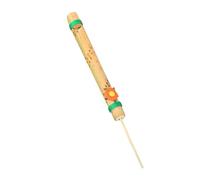 Generic Flauto per Uccelli Fischietto Flauto Musicale Piccolo Strumento Musicale Tradizionale Giocattolo Sonoro Giocattolo Classico per Principianti Che Si Es, Flauto con fiori
