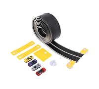 Generic "Flex Tracks" Set da Gioco per Auto da Corsa Flessibile Alimentato a gravità per Ragazzi Dai 3 Ai 10 Anni, Azione da Corsa Senza Batteria (BLACK)