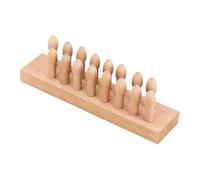 Generic Foot Massage Board Strumento Massaggio Piedi Tavole Acupressione Pedana Riflessologia Legno Ergonomico Portatile Adatto Benessere Senior, Doppie File