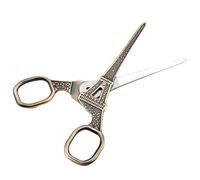 Generic Forbici da Ricamo Alla Moda Stile Torre Cesoie da Cucito Affilate per Lavori Manuali di Taglio della Carta Acciaio Inossidabile Multicolor 14x5,5 Cm 1 Pezzo (Bronzo)