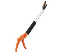 Generic Forbici per Raccogliere Frutta, Acciaio SK5 con Forbici con Blocco di Sicurezza, da Potatura con Impugnatura Ergonomica con Braccio Lungo in Lega di Alluminio, Ideali per Uva Pesca Luffa