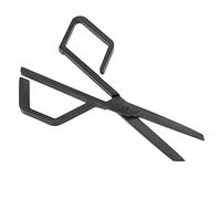 Generic Forbici Professionali per del Naso in Acciaio Inossidabile con Lame Affilate, Rifinitura e Pulita, Design con Impugnatura Irregolare per il Massimo Comfort, Nere