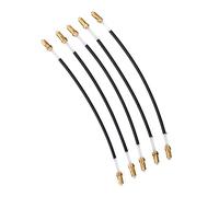 Generic Forta di Violino per Violino di Violin Tail Pieno con Connettore a Vite in Ottone 5 Pcs Nylon Tastiera di Coda per per 3/4 4/