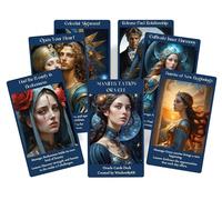 Generic Fortune Manifestation Oracle Cards Deck. Carte Oracle Love and Happiness