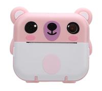 Generic Fotocamera a Stampa Istantanea per Bambini con Schermo TFT da 2 Pollici Foto e Video HD 1080P Musica e Giochi Integrati Fotocamera Digitale Portatile per un Gioco Creativo Perfetto (Roseo)