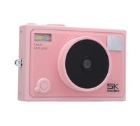 Generic Fotocamera Compatta con Zoom Digitale 18X e Fotografia Timelapse Al Rallentatore per Avventurieri e Vlogger ABS/lega di Alluminio (PINK)