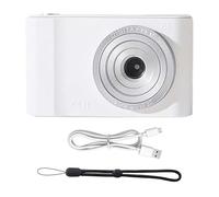 Generic Fotocamera Digitale 4K Bianca, Compatta, UHD 4400W, Messa a Fuoco Automatica, Senza Scheda di Memoria, Zoom Digitale 8X, Stabilizzazione Ottica, 4K, 2160p, 30 FPS, M42, Treppiede