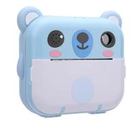 Generic Fotocamera Istantanea, 1080p Stampa Istantanea Camera da 2 Pollici Musica per Fotocamera 320x240 TFT Schermo Dot Printing per Giocattolo (BLUE)