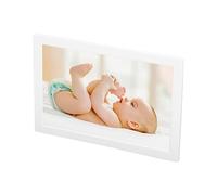 Generic Frame di Foto Digitale Ad Alta Definizione da 17 Pollici con Telecomando per l'intrattenimento Domestico ABS Bianco (Spina europea)