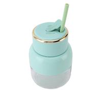 Generic Frullatore Elettrico Portatile 800 Ml Spremiagrumi Ricaricabile Tramite USB per Sport da Viaggio a Casa Sempre e Ovunque (GREEN)