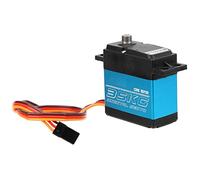 Generic FT5330M Servo Impermeabile con Ingranaggi in Metallo da 35 Kg, Ingranaggi di Precisione, Dissipazione Rapida del Calore, per Auto RC, Velivoli Ad Ala Fissa, e Blu