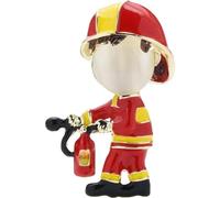 Generic Fumetti Pompieri Pompiere Estintore Ufficio Per Spilla Unisex Per Spilla Per Accessorio Per Costume, 1.26*0.79inch, rosso