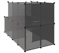 Generic Gabbia di Casa Animale Spaziosa e Stabile con Piattaforma, Scala, Adatta a Piccoli Animali, Materiale Pratico, Assemblaggio Facile, Salva