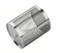 Generic Gabbia per Barbecue Cestino per Griglia in Acciaio Inossidabile Ruotabile a 360° per Picnic Estivi e Barbecue All'aperto, 14x18 Cm (SILVER)