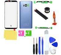 Generic Galaxy Galaxy S8/S8 Plus Frontale Touch Screen Posteriore Cassa Vetro Strumenti di Ricambio Porta con Obiettivo Fotocamera per Samsung Galaxy S8/S8 Plus + Strumenti per Samsung Galaxy S8 Plus