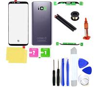 Generic Galaxy Galaxy S8/S8 Plus Frontale Touch Screen Posteriore Cassa Vetro Strumenti di Ricambio Porta con Obiettivo Fotocamera per Samsung Galaxy S8/S8 Plus + Strumenti per Samsung Galaxy S8 Plus